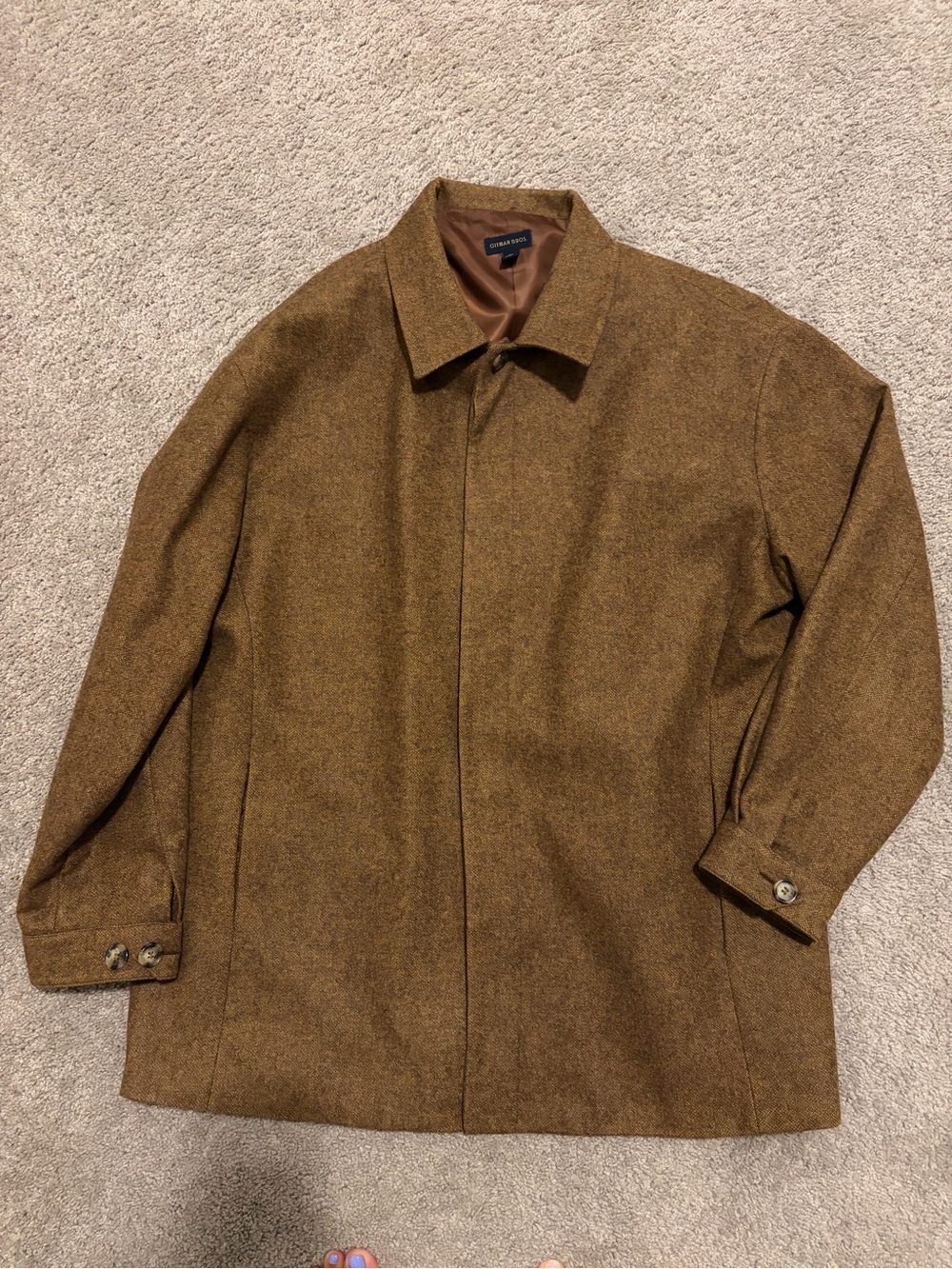 Gitman Bros. Brown Wool Sports Coat Jacket